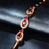 Rose Bracelet For Women Charm Female Jewelry Fine Gift