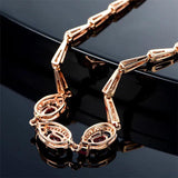 Rose Bracelet For Women Charm Female Jewelry Fine Gift