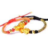 Brave Troops Hand-Woven Red Rope Bracelet