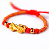 Brave Troops Hand-Woven Red Rope Bracelet