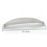 Wide Silver Mesh Bracelet for Women