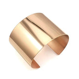 Classic Punk Cuff Bracelet Wide Charm Bangle