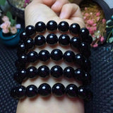 Tourmaline Bracelet Women Men, Healing Crystals, Yoga Meditation Jewelry
