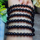 Tourmaline Bracelet Women Men, Healing Crystals, Yoga Meditation Jewelry
