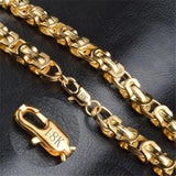 18K Feijaro Bracelet Chain 20CM Men's Domineering 9MM Bracelet