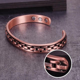 Adjustable Copper Magnetic Bracelet for Women Arthritis Pain Relief