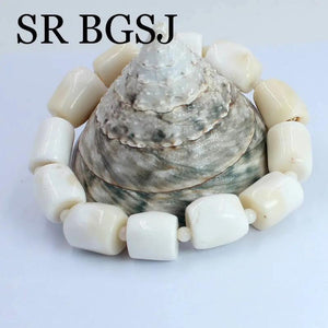 10-14mm 4mm Coral Bracelet 7.5-8inch