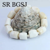 10-14mm 4mm Coral Bracelet 7.5-8inch