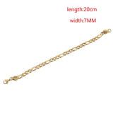 10pcs Stainless Steel 3:1 Chains Bangle Bracelets For DIY Jewelry 20cm