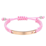 Personalized Name Date Quote Inspirational Bracelet