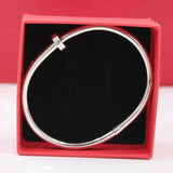 Stainless Steel Nail Bracelet Bangle Cuff Jewelry Gift
