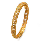 24k 4pcs/Lot Dubai Wedding Bangles For Women Ethiopian Jewelry Indian Bracelets