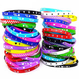 100pcs Kids Silicone Bracelet Wristband Assorted Colors Love Bangle Family Party