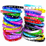 100pcs Kids Silicone Bracelet Wristband Assorted Colors Love Bangle Family Party