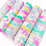 50Pcs/Lot Multicolor Silicone Night Glow Luminous Bracelets For Women Men