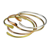 Brass Stacking Bangles Open Cuff Bangles Set of 10 F1671