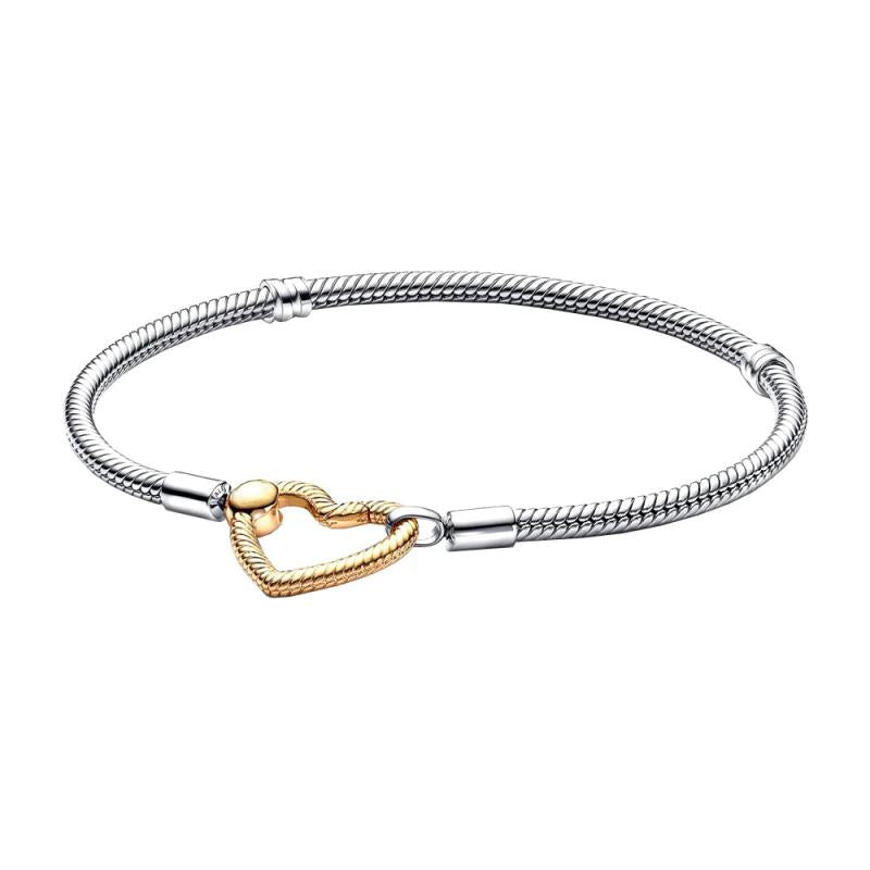 Heart Closure Snake Chain Bracelet for Women Birthday Gift