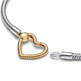 Heart Closure Snake Chain Bracelet for Women Birthday Gift
