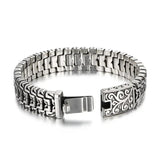 16mm Punk Rock Chain Bracelet Stainless Steel 316L Bike Biker Jewelry
