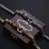 Steel Dragon Bracelet Chain for Self-defense