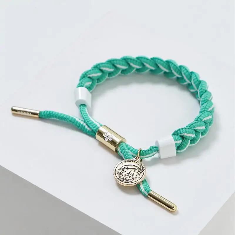 Genshin Impact Klee Zhongli Keqing Bracelet Chain Wristband Cosplay Hand Rope