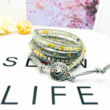 Multicolored King Stone Beaded Winding Bracelet