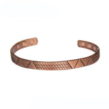 Magnetic Copper Bracelet Rose Magnet Bangle Healing Jewelry