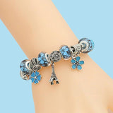 925 Silver Family Tree Bracelet for Safety Chain DIY Snake Chain
