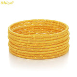 9pcs Bangles Bracelets Sets for Ladies Wedding Party Jewelry MY127