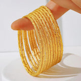 9pcs Bangles Bracelets Sets for Ladies Wedding Party Jewelry MY127