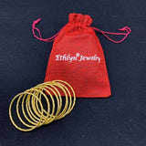 9pcs Bangles Bracelets Sets for Ladies Wedding Party Jewelry MY127