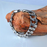 Titanium Steel Men Bracelets Punk Bangle High Polished Wristbands