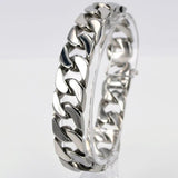 Titanium Steel Men Bracelets Punk Bangle High Polished Wristbands