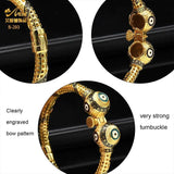 24K Copper Indian Bangle Dubai Jewellery Evil Eye Bangles Wedding