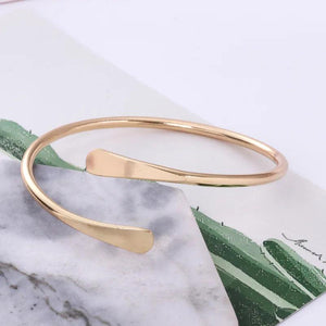 10 Blank Brass Bangles Stacking Adjustable Cuff Bracelets