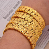 Nigeria Oman 4pcs Dubai Bangles For Women African Bracelet Jewelry