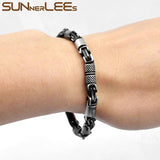 6mm Geometric Byzantine Link Chain Retro Bracelet