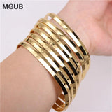 70MM Stainless Steel Bangle Set - 7pcs High Bangle