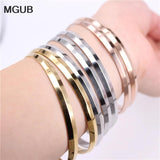 70MM Stainless Steel Bangle Set - 7pcs High Bangle