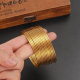 Womens Solid Jewelry Filled Lady Smooth Oval Bangle Accessories