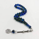 Green Resin Tasbih Muslim 33 45 66 99 Prayer Beads Islamic Man's Accessories