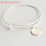 Sublimation Bracelet Bangles for Women - 15pcs/lot