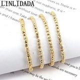 10Pcs Brass 18K Plated Bead Chain Bracelet Party Jewelry
