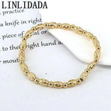 10Pcs Brass 18K Plated Bead Chain Bracelet Party Jewelry