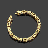 Fongten Gothic Style Men Bracelet Stainless Steel Punk Chain Bracelets