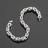Fongten Gothic Style Men Bracelet Stainless Steel Punk Chain Bracelets
