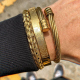 Cross Bangle Men Bracelet Cuff Stainless Steel Titanium Faith Bangle