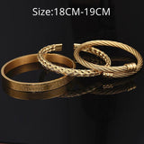 Cross Bangle Men Bracelet Cuff Stainless Steel Titanium Faith Bangle
