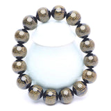 14mm Agate Gemstone Bracelet Natural Energy Beads Unisex