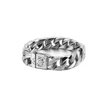 Men's Gold/Silver Hip Hop ZC Cuban Chain Bracelet Stainless Steel 316L